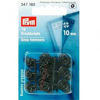 Prym 10mm Black Snap Fasteners for Sewing