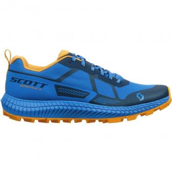 SCOTT Supertrac 3 Herren Trailrunning-Schuhe in Storm Blue Bright Orange