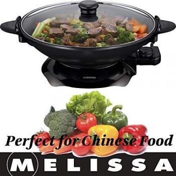 Melissa Wok, Elektrowok, 4,5 Liter, antihaftbeschichtet, 1.500 Watt