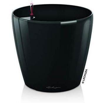 Lechuza Vaso da Interni ed Esterni CLASSICO 60 cm, Nero Lucido