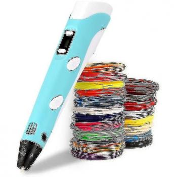 Marqueur 3D pour enfants – affichage LCD, 10 couleurs, 50 m PLA
