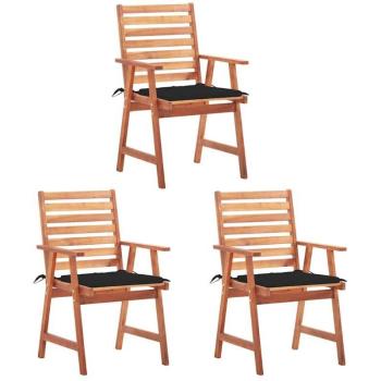 Lusso Casadino Classico – Sedia da pranzo all'aperto con cuscino in lino beige
