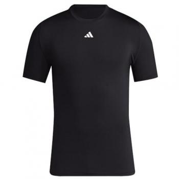 Short Sleeve Tee Noir TechFit d’Adidas