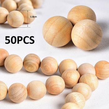 Zedernholz Mottenabwehrkugeln 50er Pack