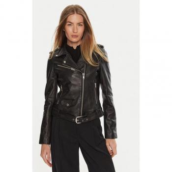 Serge Pariente Schwarz Lederjacke für Frauen