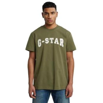 Top G‑Star Raw D26840 con Logo in Feltto Colorato R T