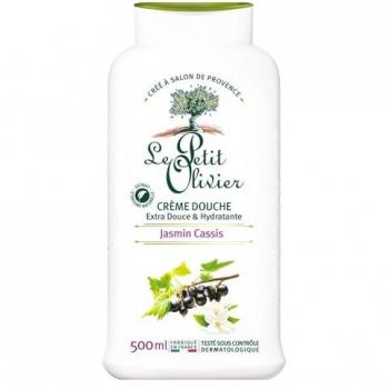 Le Petit Olivier Crème Douche Jasmin Cassis 500 ml – Hydratation Intensive