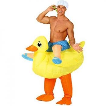 Costume gonfiabile anatroccolo con bagnante per adulto