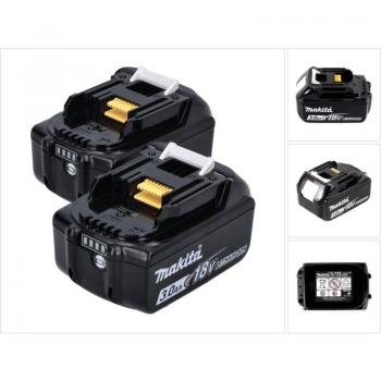Makita BL 1830 B 2x Batterie 18V 3000mAh Originali