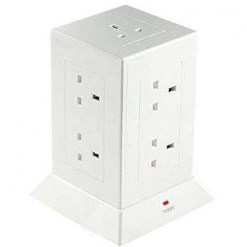 Lyvia Multi‑Port Power Tower – 9 Outlets