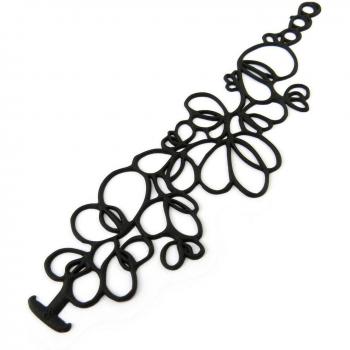 Pulsera 'Batucada' negra