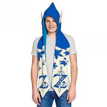 Bufanda con capucha de Zelda: Twilight Princess, diseño de orejas, Unisex