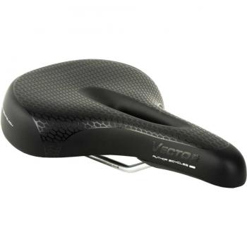 Sella per bici Asd-vector Ergo Gel Vacuum Nero Trekking Touring MTB