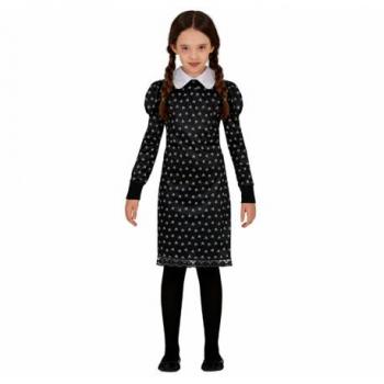 Costume Mercoledì Famiglia Addams 5/6 Anni