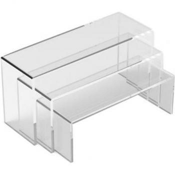 3Pcs Acrylic U Type Jewelry Storage Stand