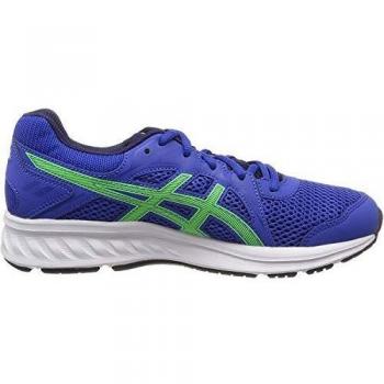 ASICS JOLT 2 GS Kinder-Laufschuhe, Blau (Imperial/Green Gecko 401), 38 EU