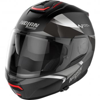 Casque Nolan N100-6 Paloma N-Com Taille S Noir Gris Argent