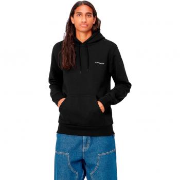 Sudadera Carhartt con Capucha Negra