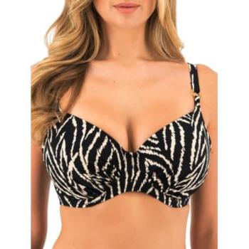 Black Silhouette Island Bikini Top (Full Cup)