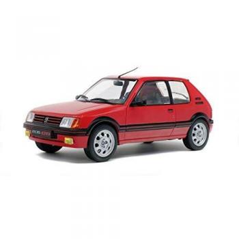 Solido 1/18 Peugeot 205 GTI 1.9L MK1, Rosso, Edizione Vallelunga 1988