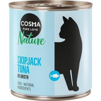 Pâtée pour chat Cosma Nature thon Skipjack 12 x 280g