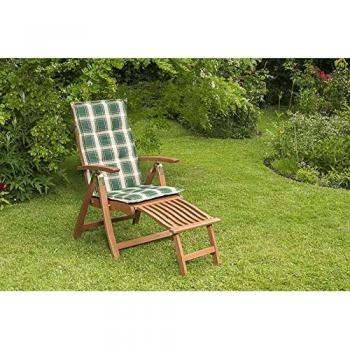 Merxx Gartensessel „Comodoro“ – 2‑teiliger Klappstuhl mit Fußteil