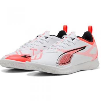 Puma Ultra 5 PlayIt Plus – Botas de fútbol juvenil en color blanco