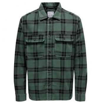 ONLY & SONS Langarmhemd ONSOLIVER TWILL OVERDYE OVERSHIRT BF