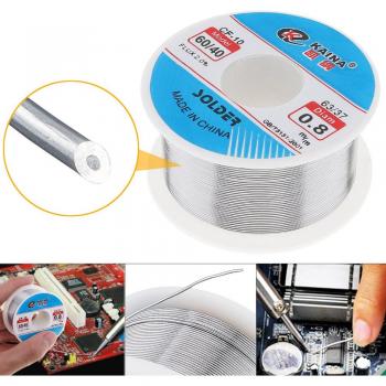 Tin Lead Solder Wire 60/40 with Rosin, 100g, 0.6-2.0mm