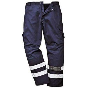 Portwest S917NARS Iona Safety Combat Trouser, Regular Fit, Size: Small, Dark Navy