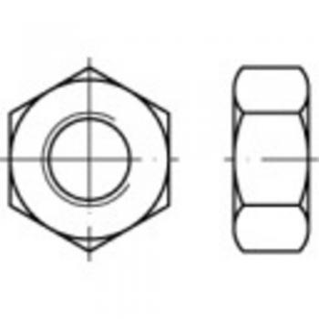 Écrou hexagonal M6 (DIN 934) en laiton, pack de 1000 pièces (TOOLCRAFT TO-5449923)