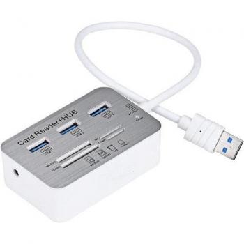 Lecteur de cartes SD, TF, MS et M2 en mode OTG USB 3.0