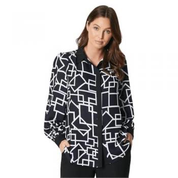 Principles Women's Geometric Print Shirt