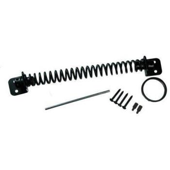 Black Gate Tension Spring with Screws and Fixings 10 Inch 250mm Pack of 4