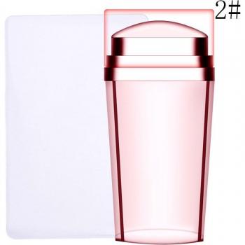 Estampador de Uñas de Silicona Transparente