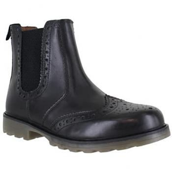 Bute Leather Slip-On Dealer Boots for Men