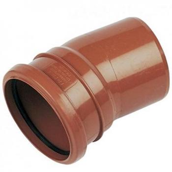 FloPlast 110mm 15° Underground Drainage Bend
