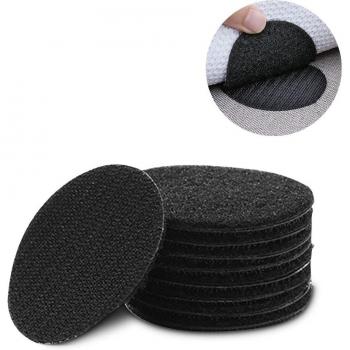 Double-Sided Hook Loop Pads, 10 Count, Non-Slip for Tablecloth