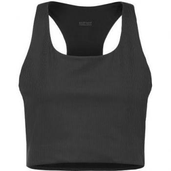 XL Paloma Ribbed Back Bra – Black Edition