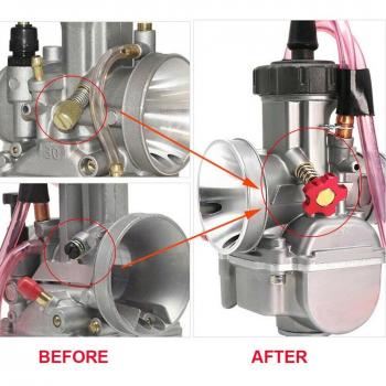 Carburateur à vis pour ajustement air/carburant PWK 21mm-34mm