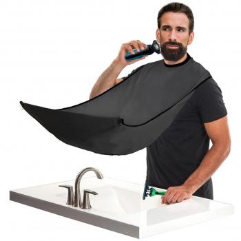 Schwarz Bartschürze für Männerstyling