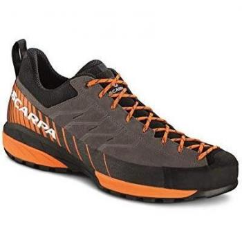 Randonnée Basse Scarpa MESCALITO – Gris-Orange avec détail Cocona