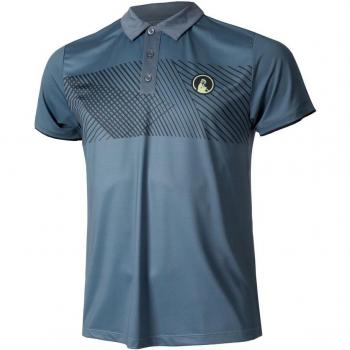 Polo Sportif Bleu Hommes
