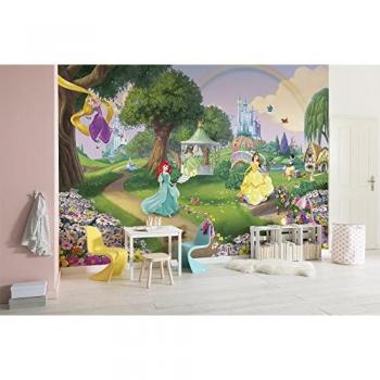 Komar Fototapete »Disney Prinzessinnen Regenbogen«, 368x254 cm