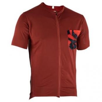 Leatt Maglia Enduro Maniche Corte Trail 3.0 Lava