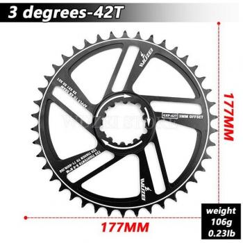 Couronne WUZEI 3/6 degrés pour Sram 11/12S NX GX GXP