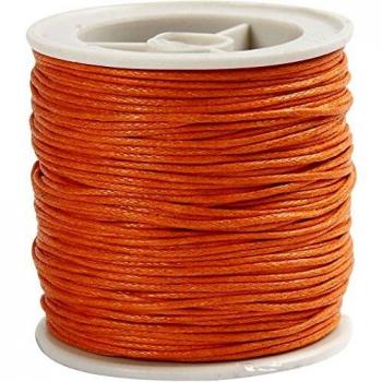Mm dickes Baumwollband, orange, 40 m, 1 Rolle