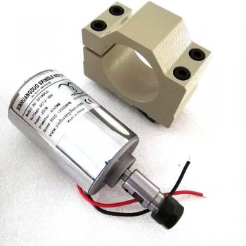Système Broche Motorisée Haute Vitesse – 12‑48V, 200–500W, Refroidissement Air