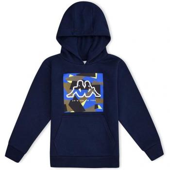 Sudadera Full Zip Azul Marino Kappa Clot Kids