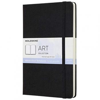 Cuaderno de Acuarela Moleskine Art L Negro